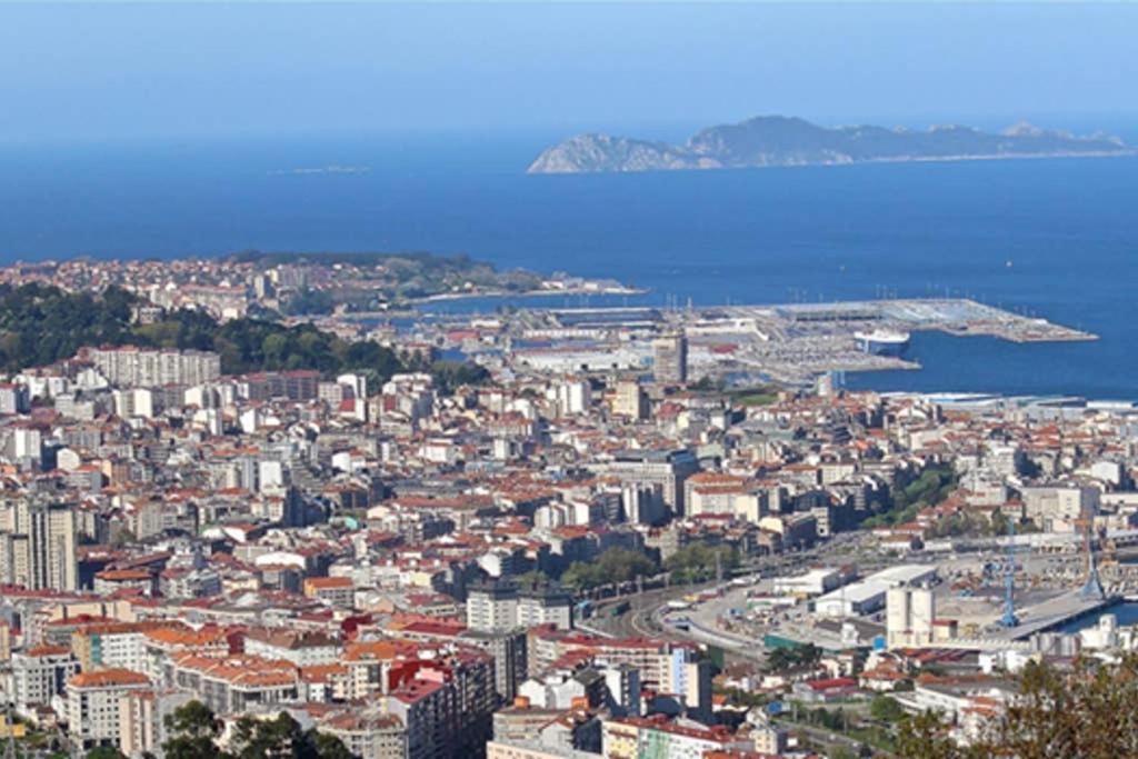 Apartamento Completo Con Parking Privado Y Wifi En San Roque 比戈 外观 照片